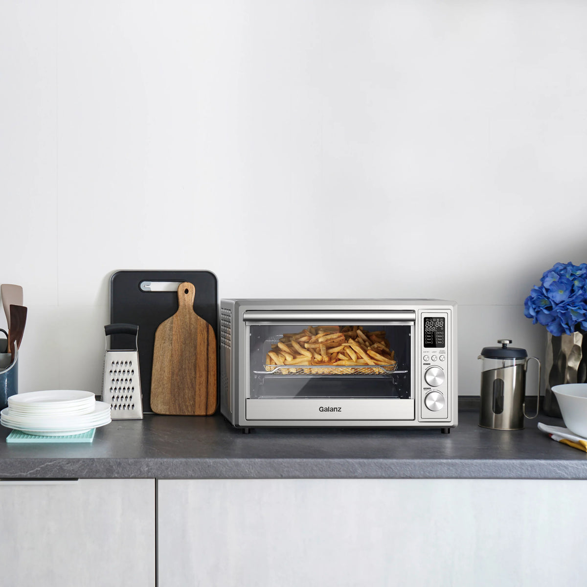 1.1 Cu.Ft. Digital Stainless Steel Toaster Oven with Air Fry C454