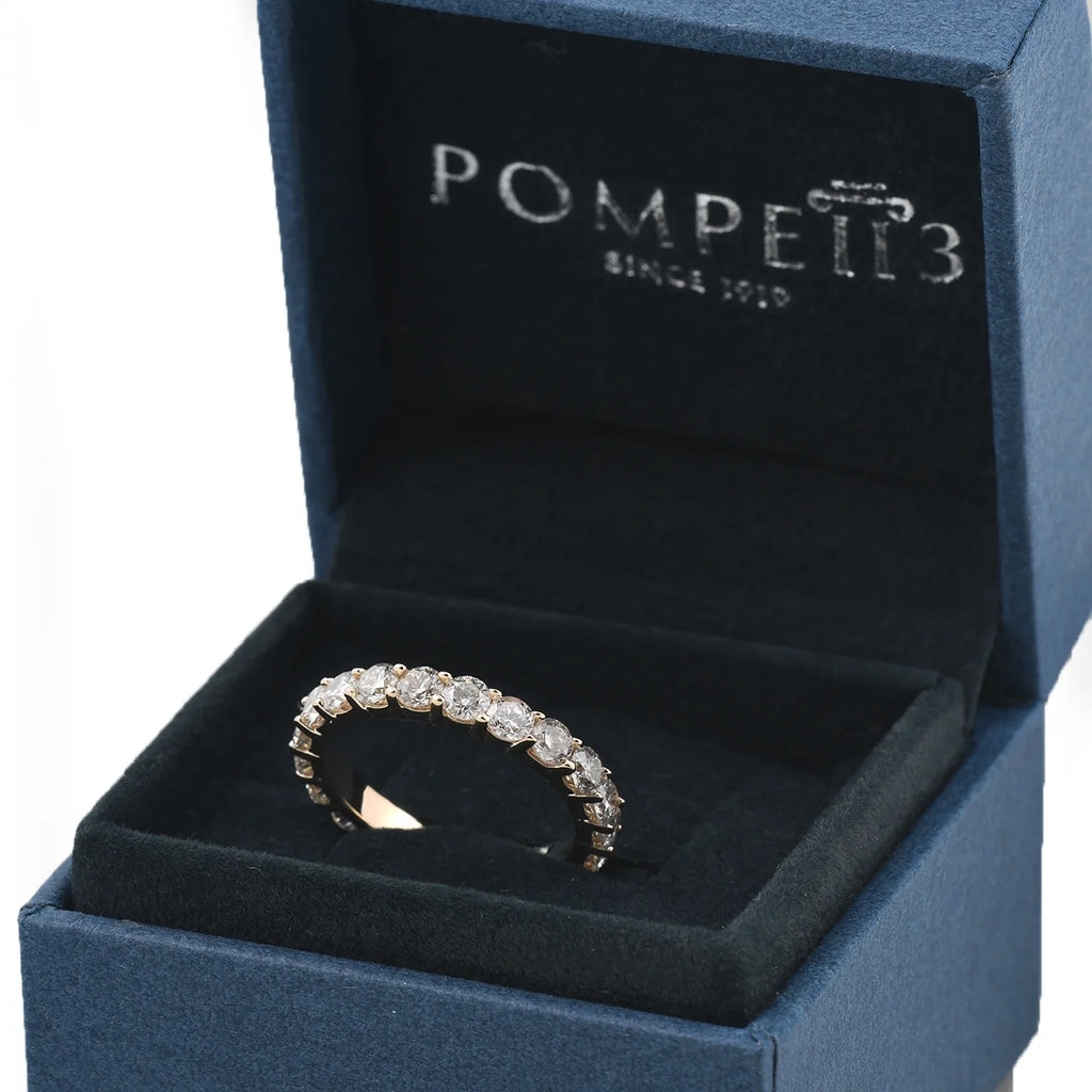 14K Yellow Gold Diamond Eternity Ring A690