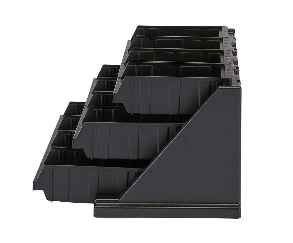 Black 12 Bins Organizer Rack B230494