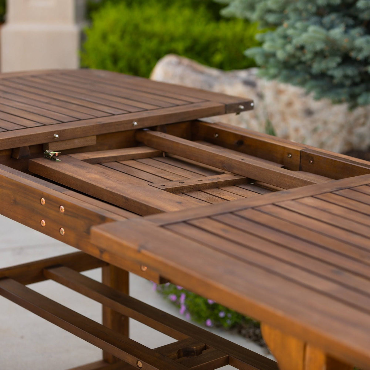 Dark Brown Acacia 3-Piece Patio Dining Set J10067