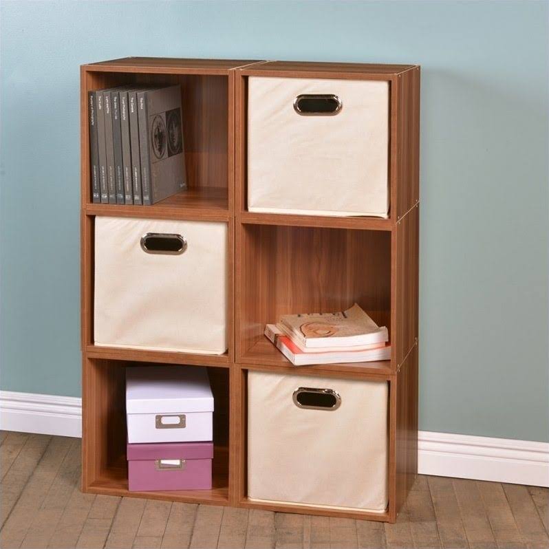 6 Cubes and 3 Canvas Bins Storage Set P255
