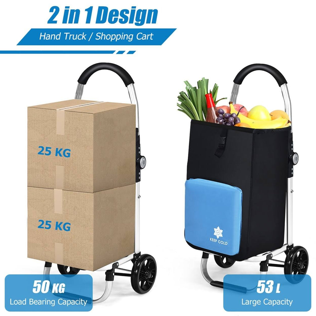 Folding Utility Cart with Removable Bag X54757