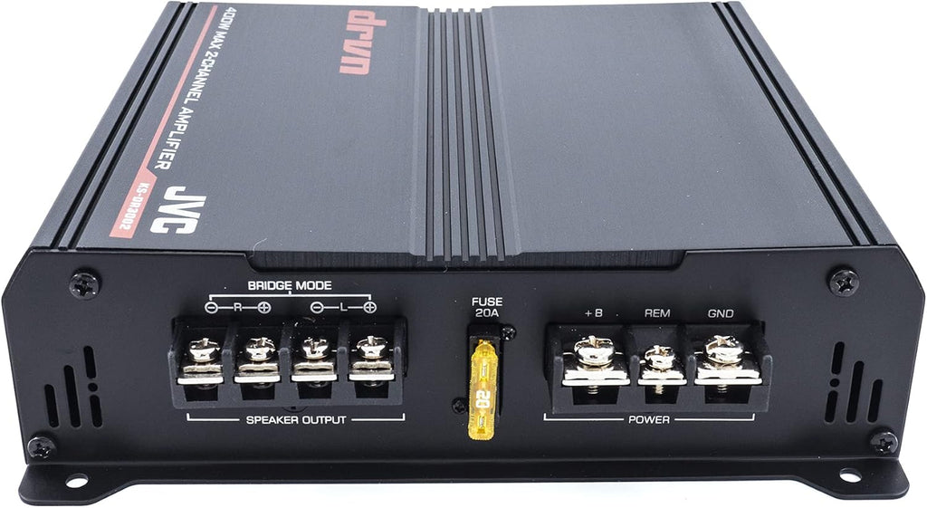 2-Channel Car Amplifier 400 Watts Class A/B Bridgeable H838479