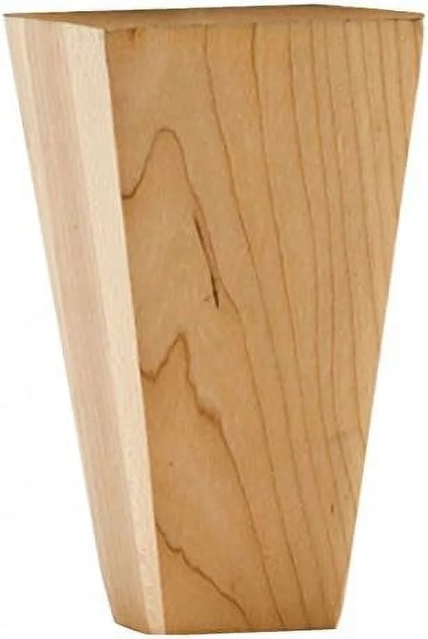 Cabinet Furniture Leg 2-1/4" X 4" Maple P93438