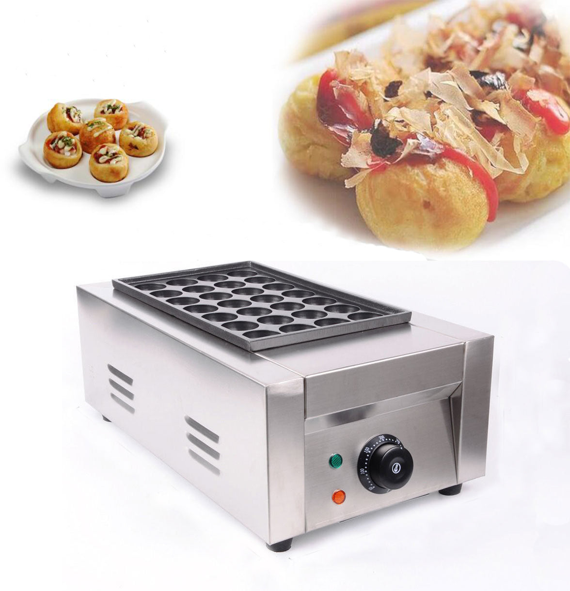 28Pcs Takoyaki Maker Electric Fish Ball Cake Machine D339636