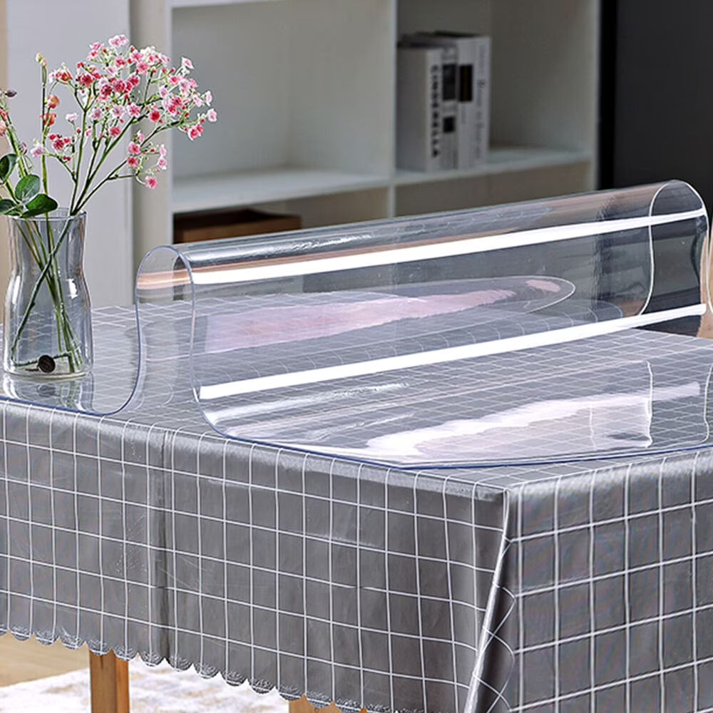 36x60" PVC Waterproof Transparent Tablecloth F822