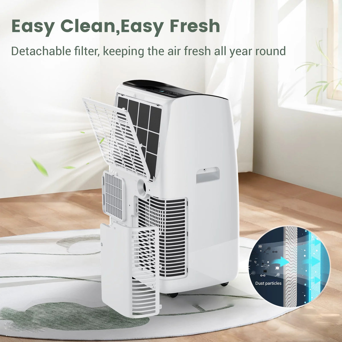 10200 BTU Portable Air Conditioner with Dehumidifier C798