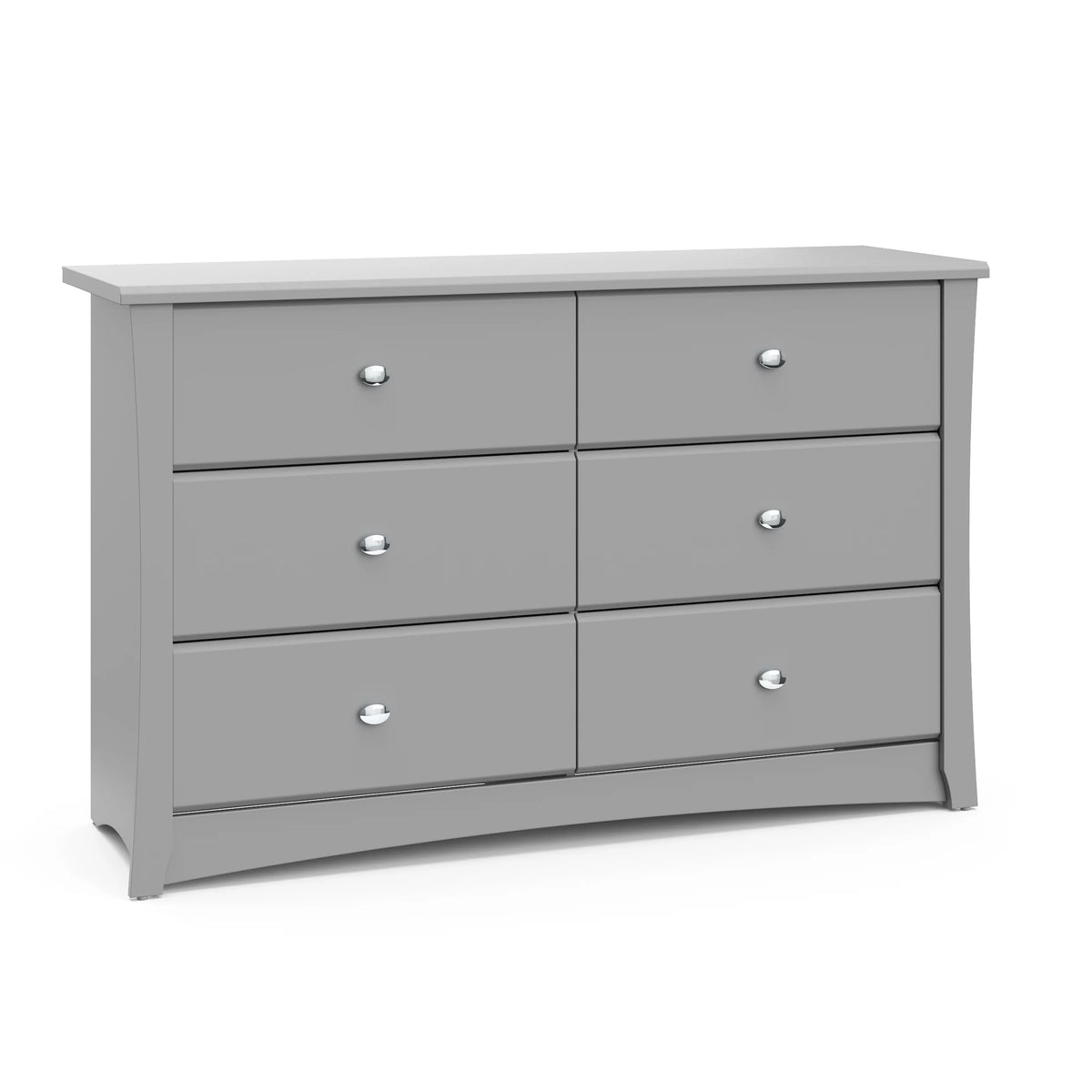 White 6 Drawer Double Dresser R506220
