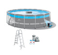 Clearview Prism Frame Above Ground Swimming Pool Set with Pump U8336