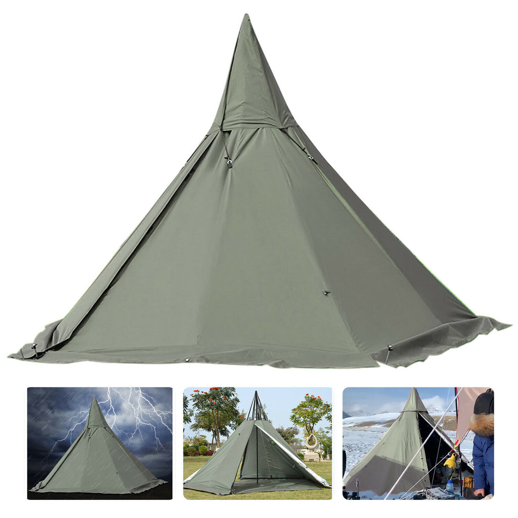 Pyramid Tent 4-Season Portable 2 People 7.2ft Height M84511