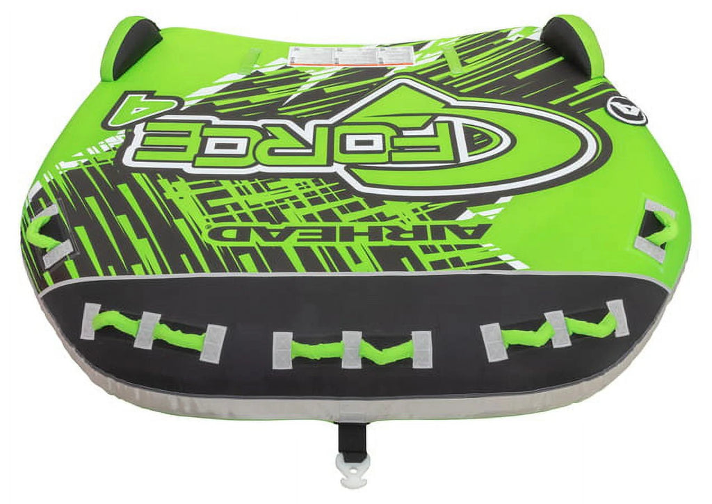 4-Person Towable Boat Tube Float, Heavy-Duty Nylon, Green J2012