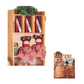 Honey Pine Solid Wood Desktop Shelf Unit T498