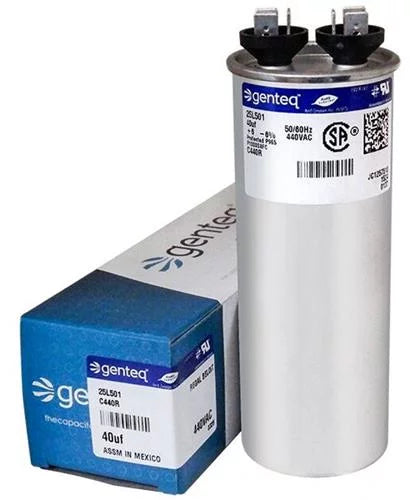 40 uF MFD 440 VAC Round Replacement Capacitor I347