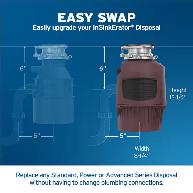 3/4 HP Continuous Feed Garbage Disposal T71910