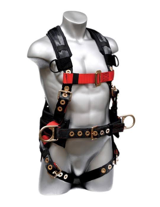 Polyester Nylon 3 D-Ring Harness with Tongue Buckles Medium O95047