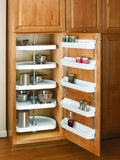 White 5 Shelf Pantry Lazy Susan Z3414