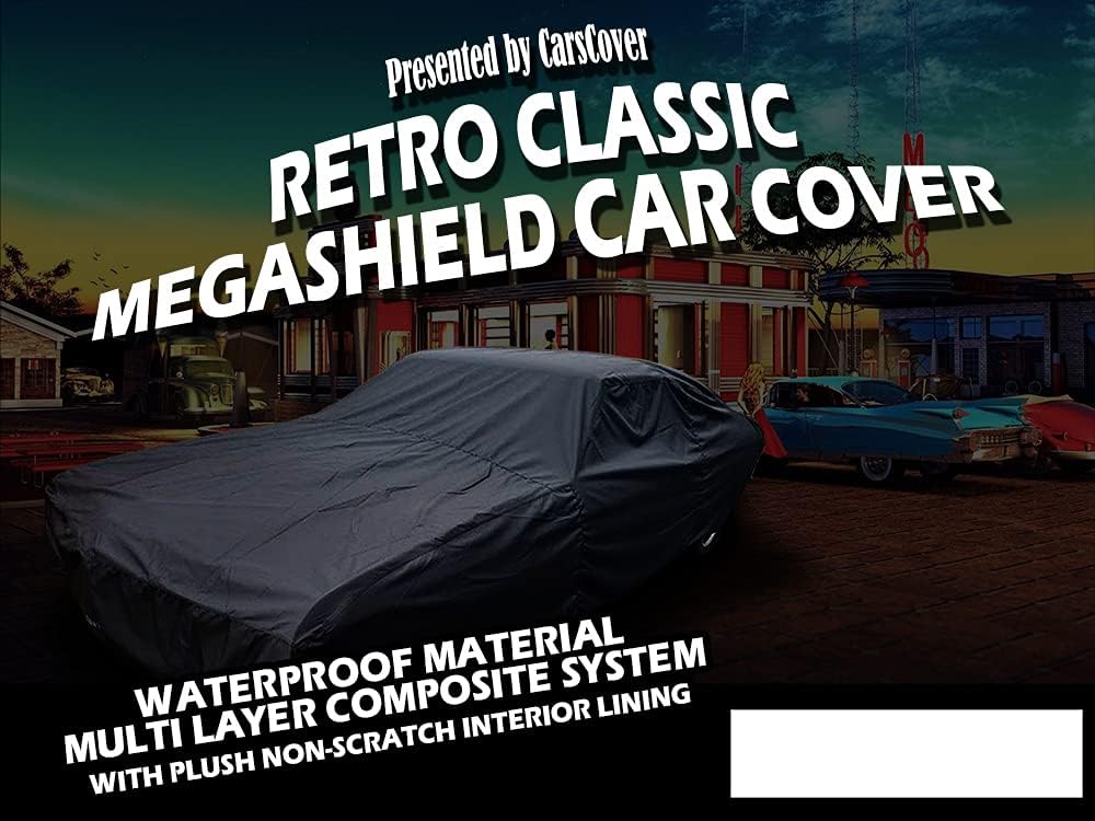 Retro Classic Car Cover Heavy Duty All Weatherproof Waterproof Full Auto Vehicle Covers M9364