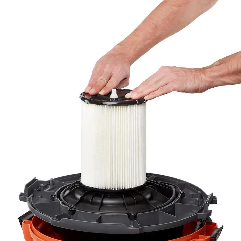 Pleated Paper Wet/Dry Vac Cartridge Filter 8-Pack J775321