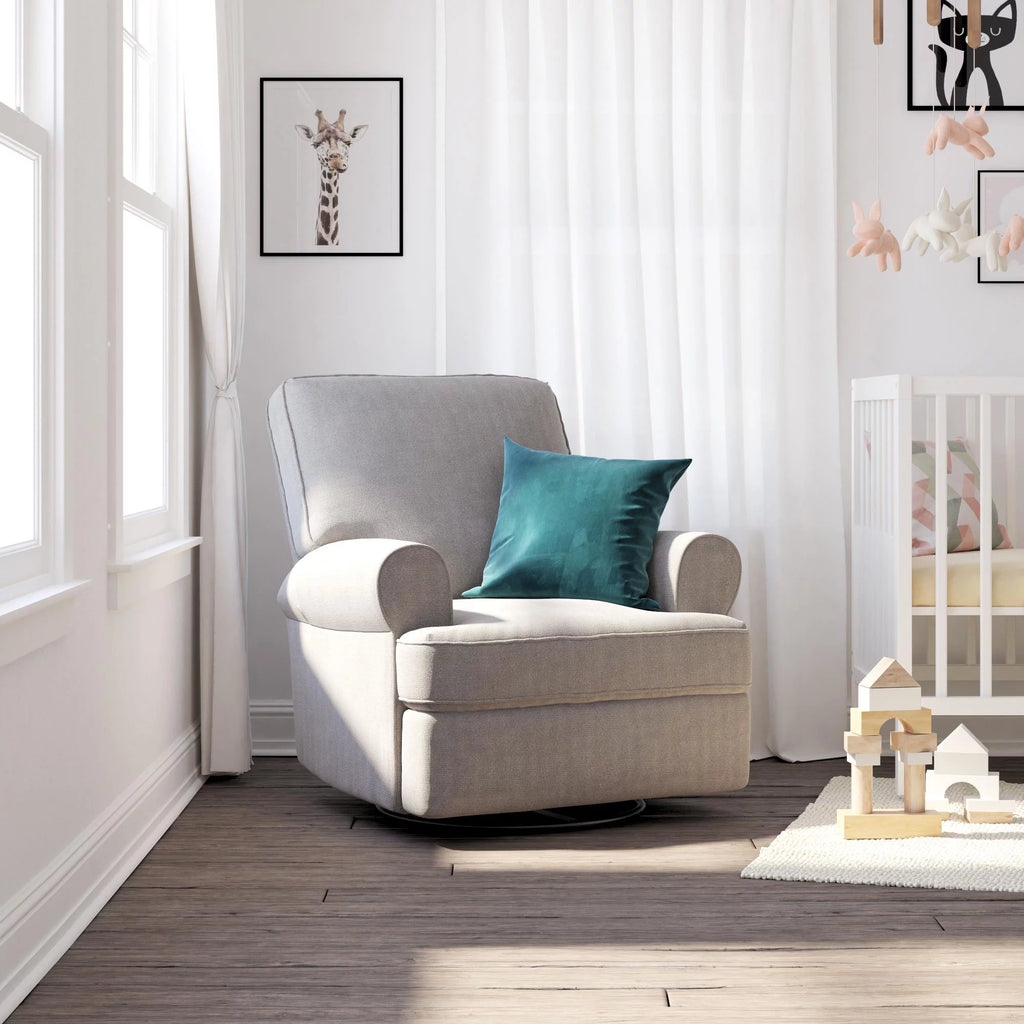 Gray Swivel Glider Recliner Chair X765