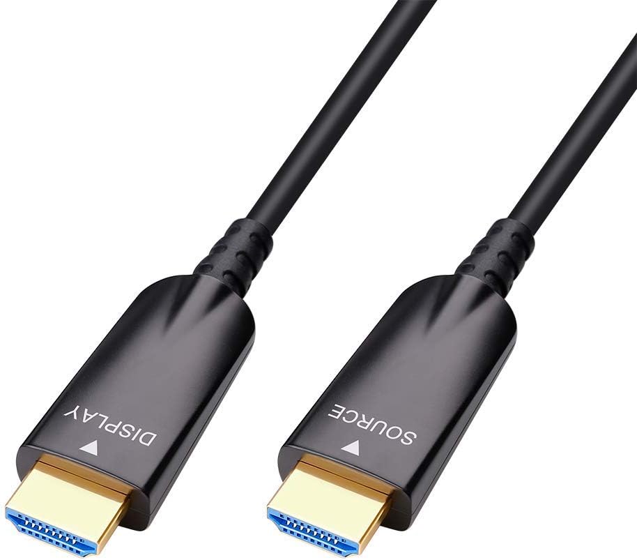 328 Feet Fiber Optic HDMI Cable 4K 30Hz 1080p 60Hz Black U163