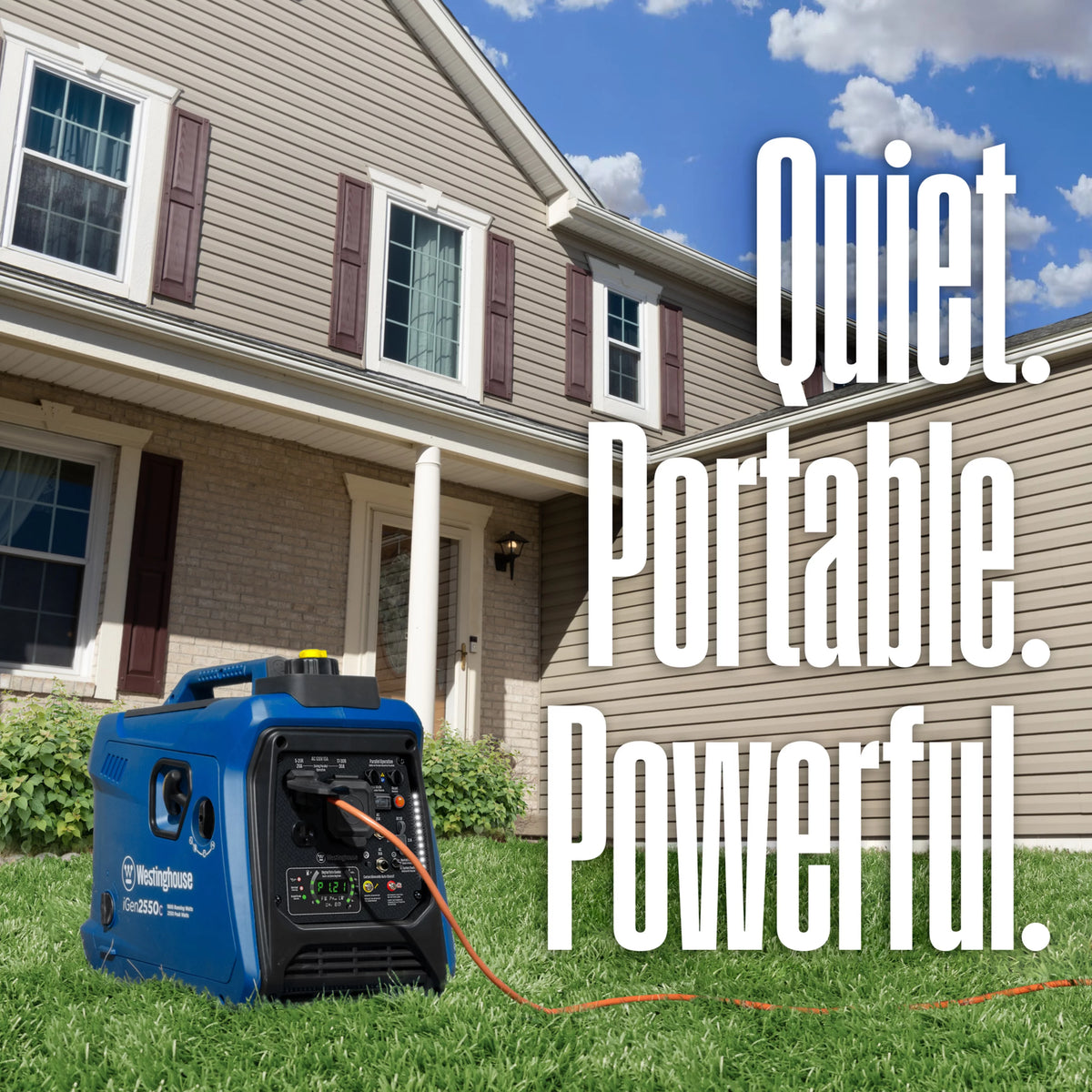 Gas Powered Portable Inverter Generator with CO Sensor H8369