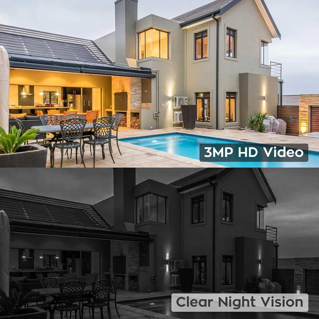 2K Wireless Security Camera System with 12 HD Monitor and 4pcs Cameras Q217697