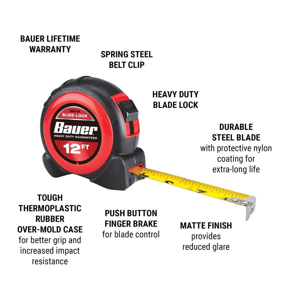 12 ft. x 5/8 in. Tape Measure S13030