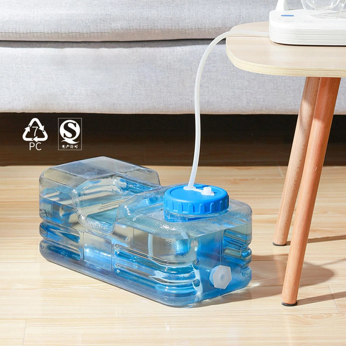 Large Drinks Water Container with Hole Cover Bottle Jugs I46840