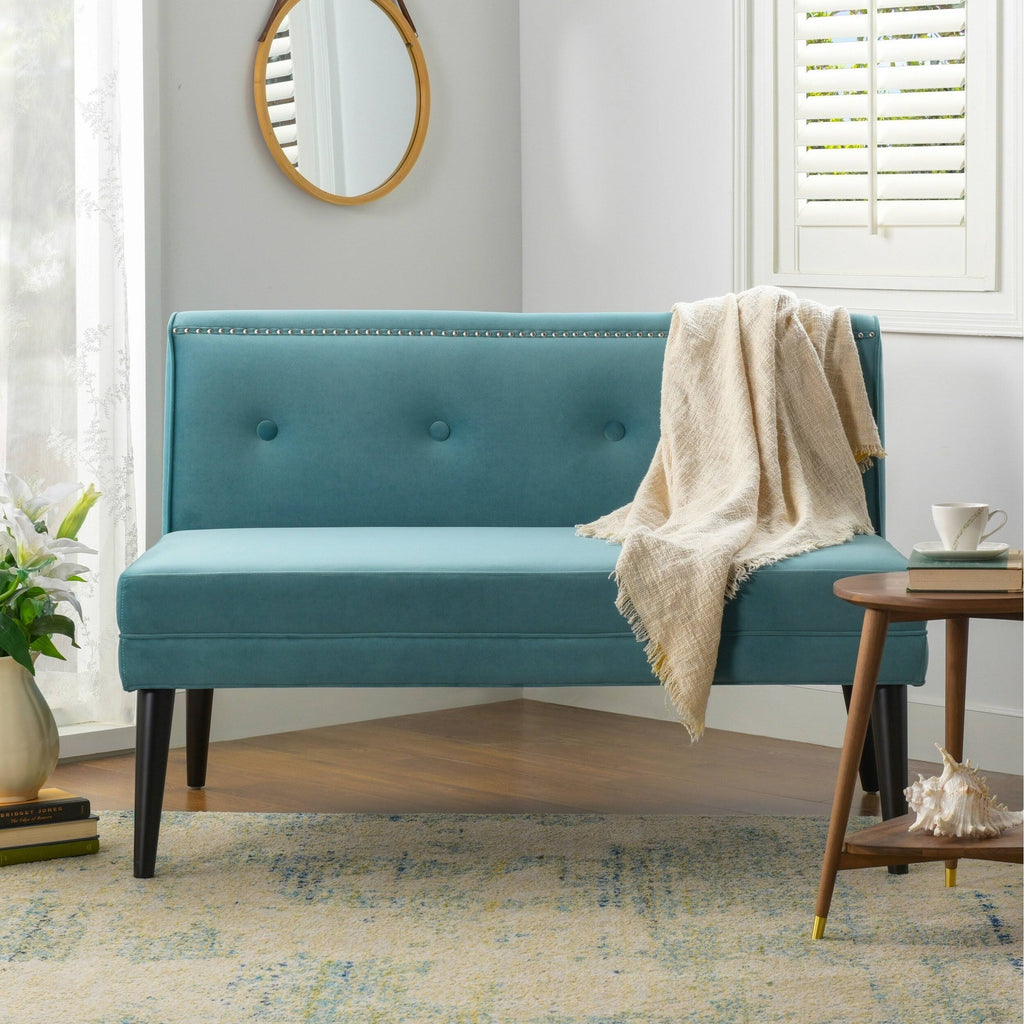 Midnight Blue Accent Settee L47477