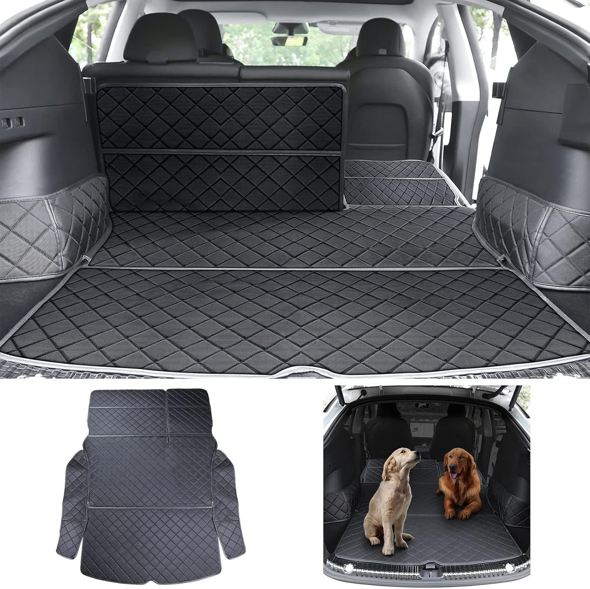 Black Waterproof Trunk Pet Mat G5218