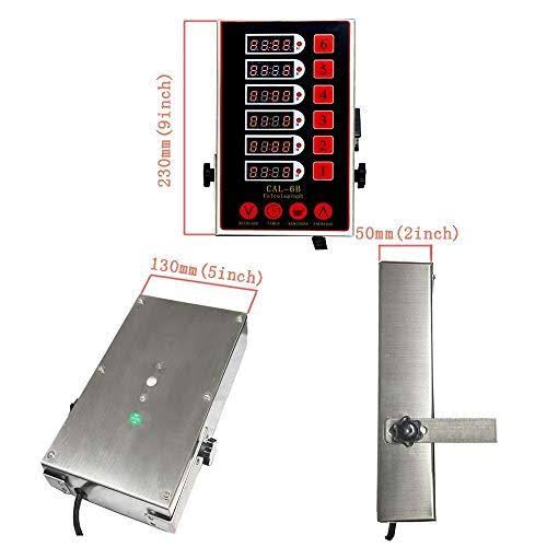 6 Channels Adjustable Loud Alarm Stainless Steel Cooking Timer Z8157