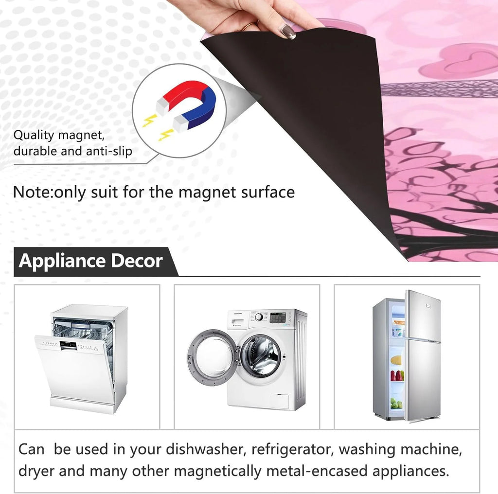 Pink Magnetic Dishwasher Sticker 23x26in G738240