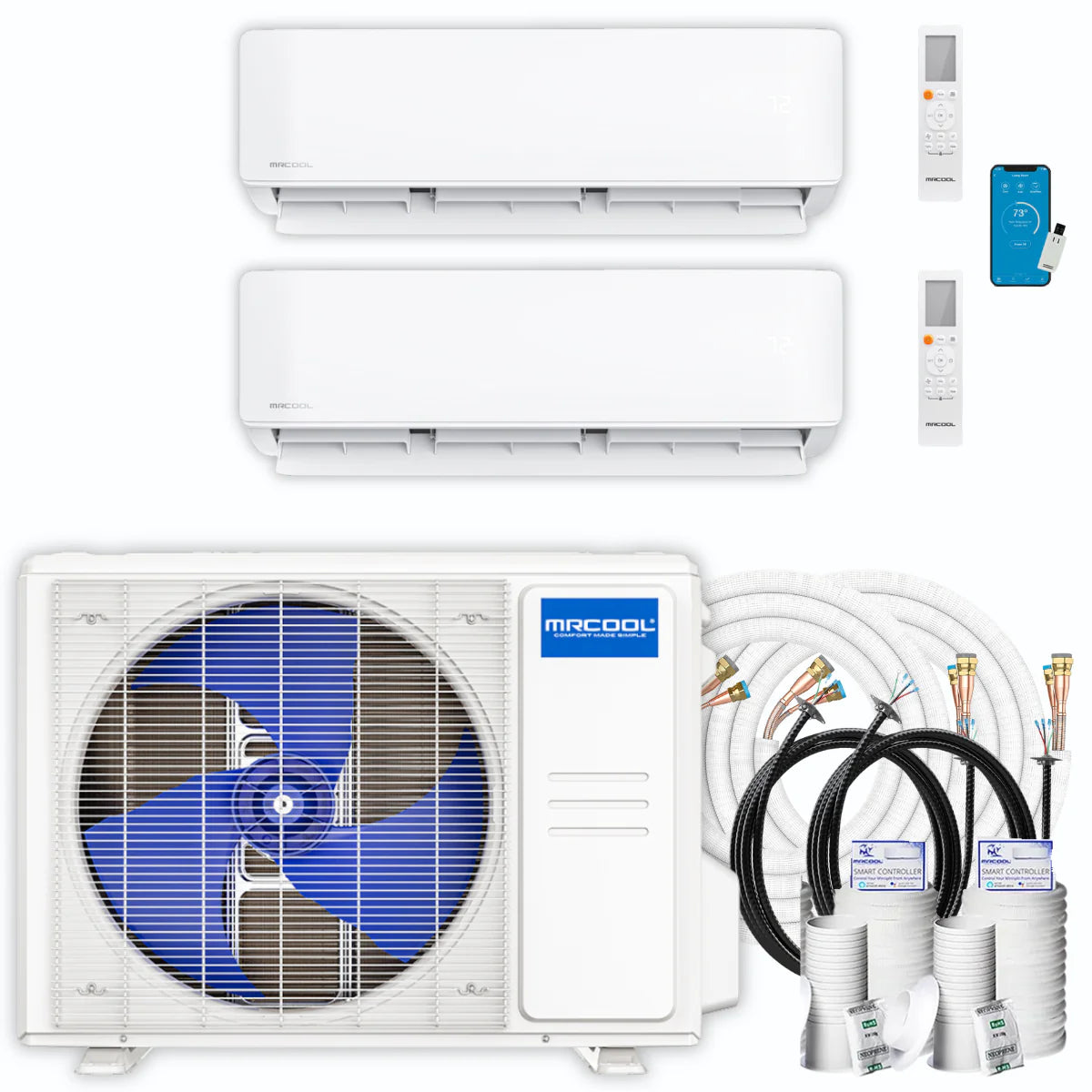 36,000 BTU 2 Zone Ductless Air Conditioner and Heat Pump M830