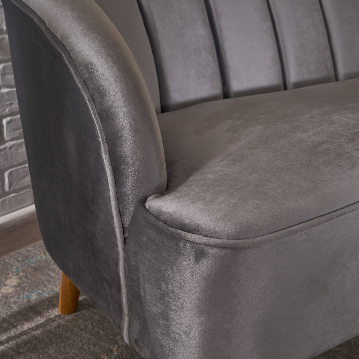 Modern Velvet Club Chairs, Set of 2, Cobalt Blue U144