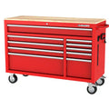52 in. Red Mobile Workbench Cabinet F6978