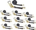 2 Pack Green 2" x 30' Ratchet Straps Z137
