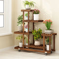 5 Tier Wood Plant Stand R772