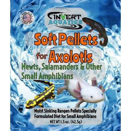 Soft Pellets for Axolotls Moist Sinking Diet V4689