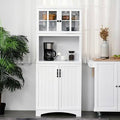 White Kitchen Pantry Hutch Cupboard Q10212
