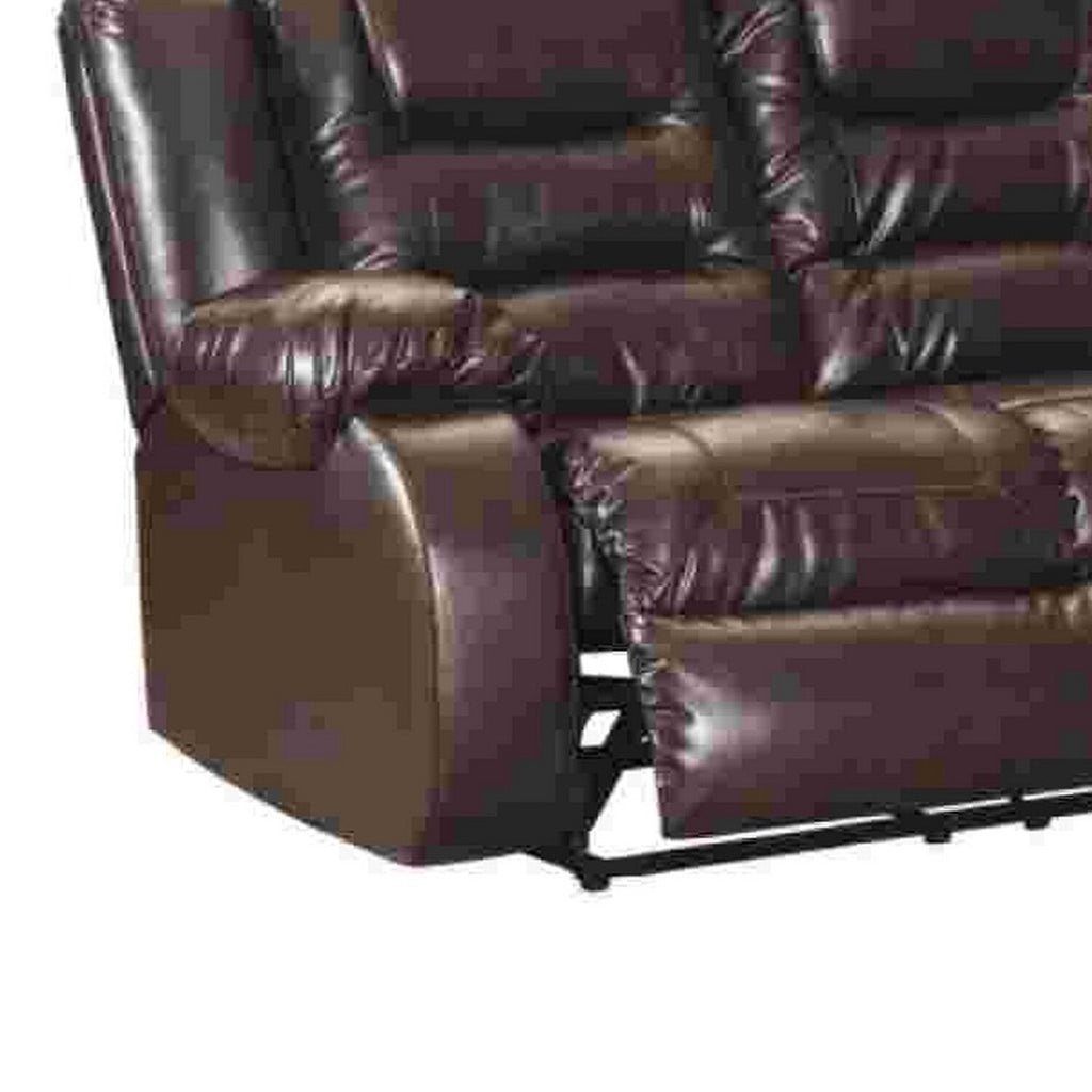 Mocha Brown Reclining Sofa E882687