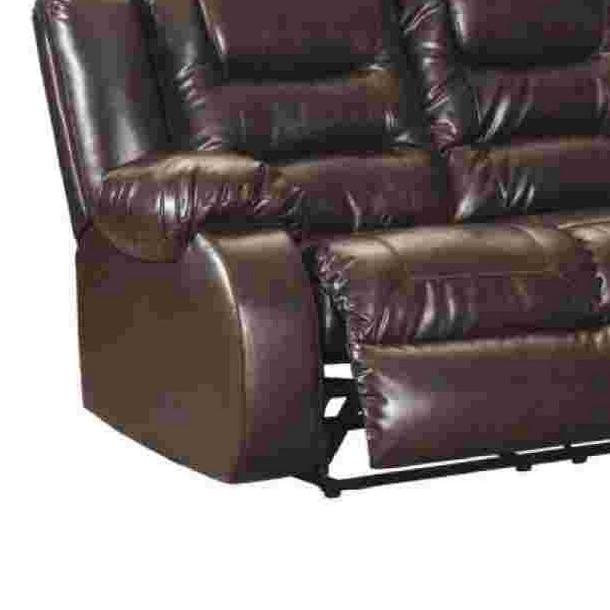 Mocha Brown Reclining Sofa E882687