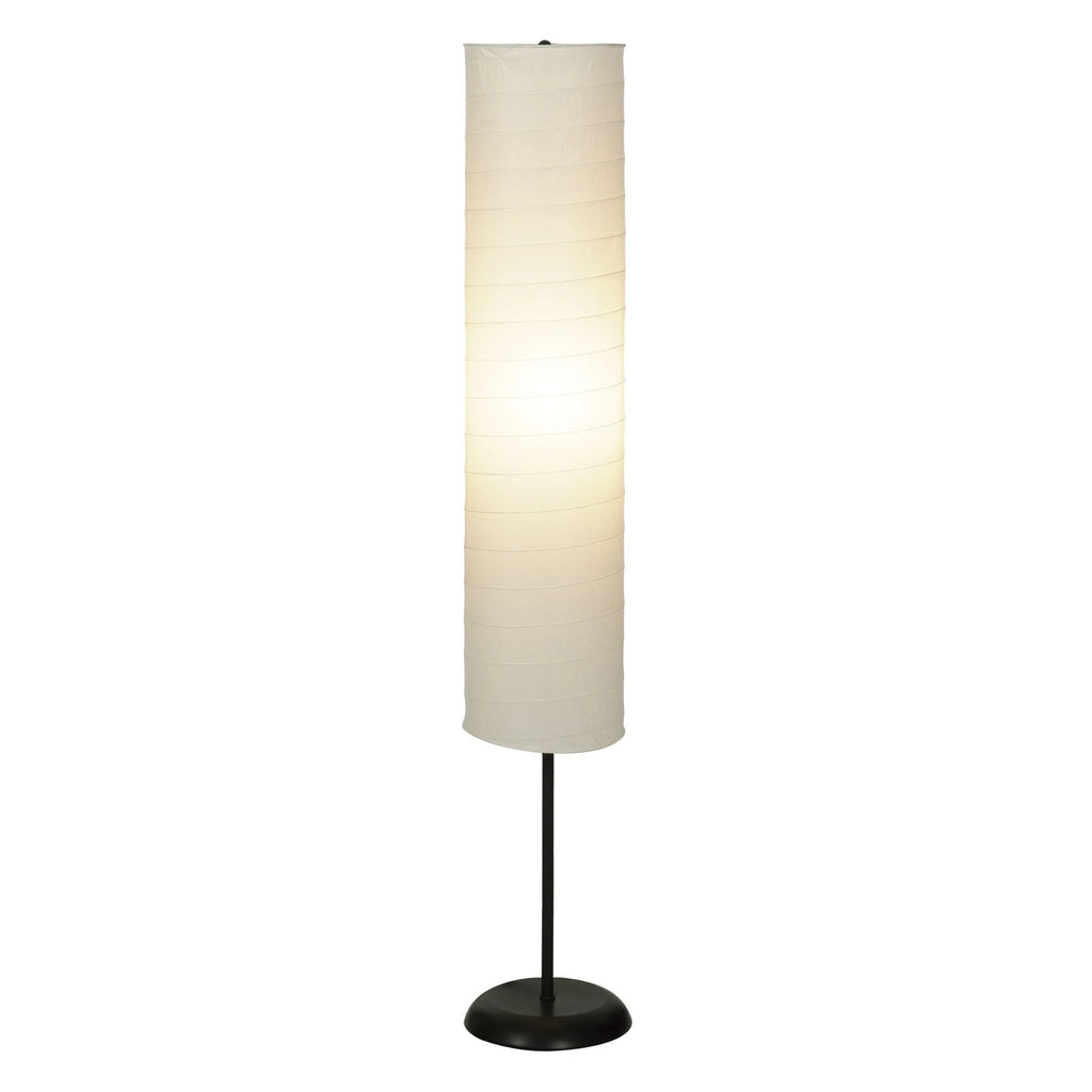 Black Rice Paper Shade Floor Lamp H918150