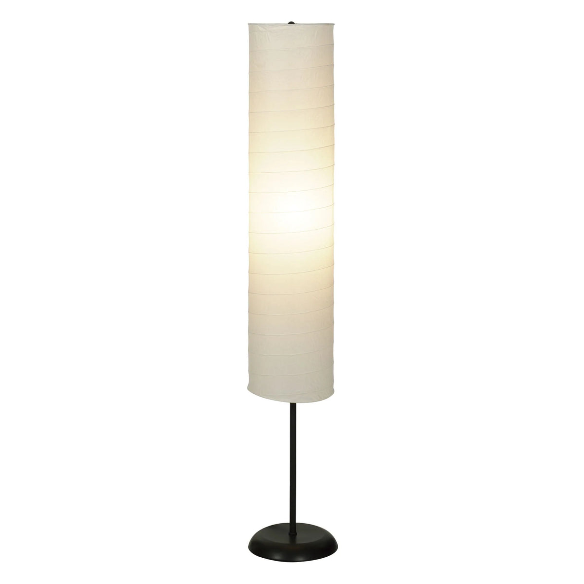 Black Rice Paper Shade Floor Lamp H918150