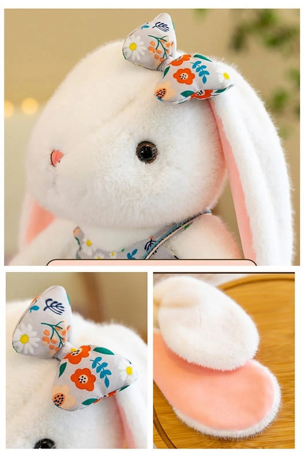 Easter Bunny Plush Stuffed Toy with Floppy Ears H805430