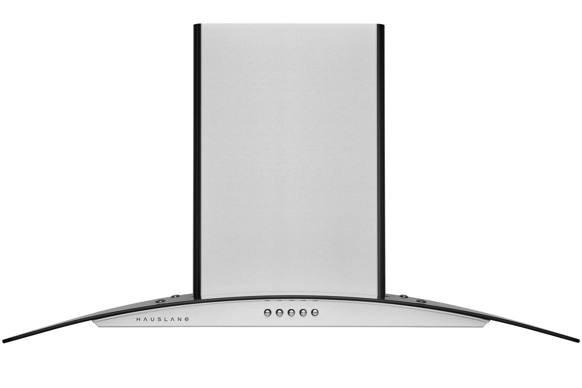 30 Inch Wall Mount Range Hood with Tempered Glass and Stainless Steel R71003
