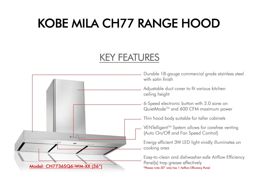 30-Inch Wall Mount Range Hood in Stainless Steel K638450