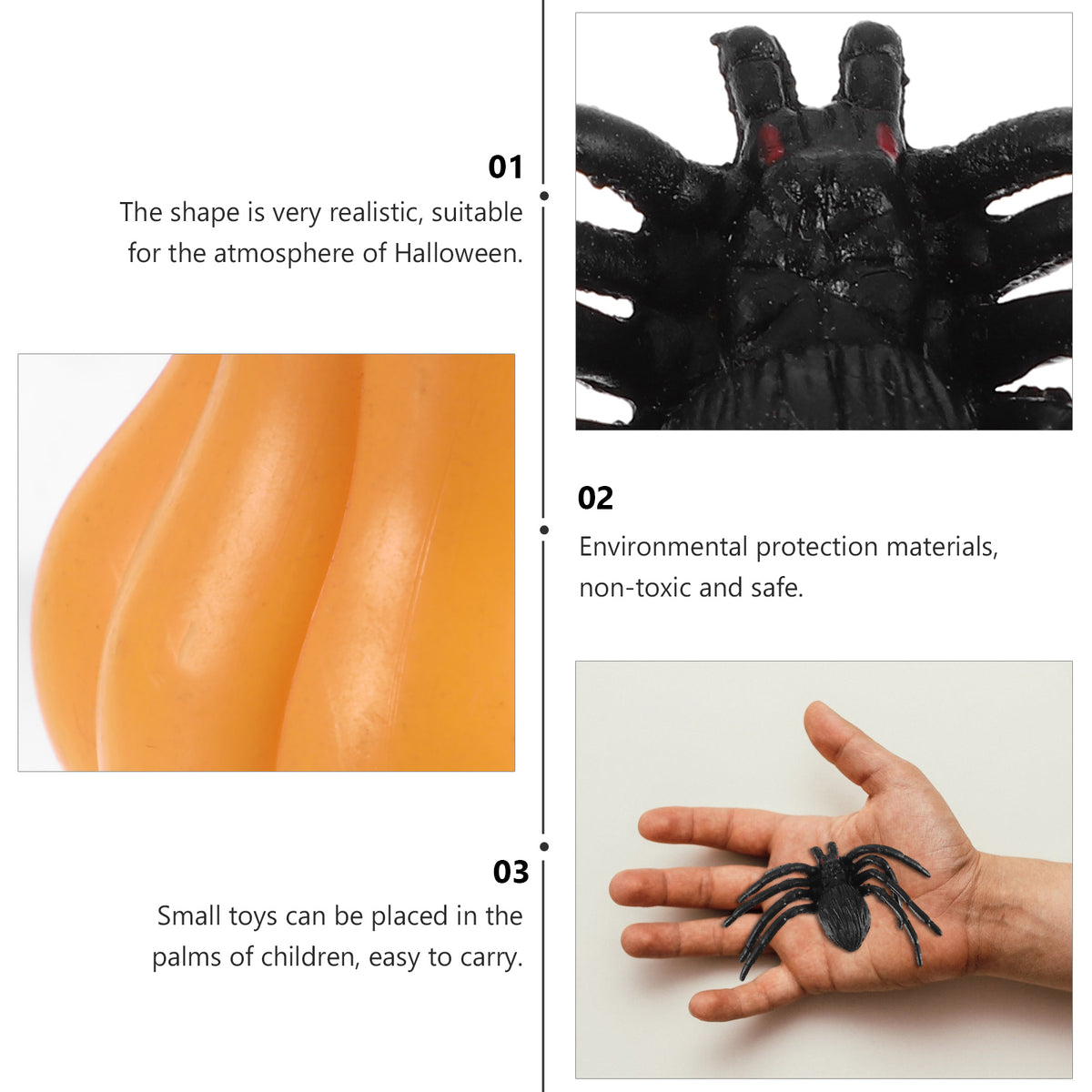 Spider Pumpkin Toys Y453