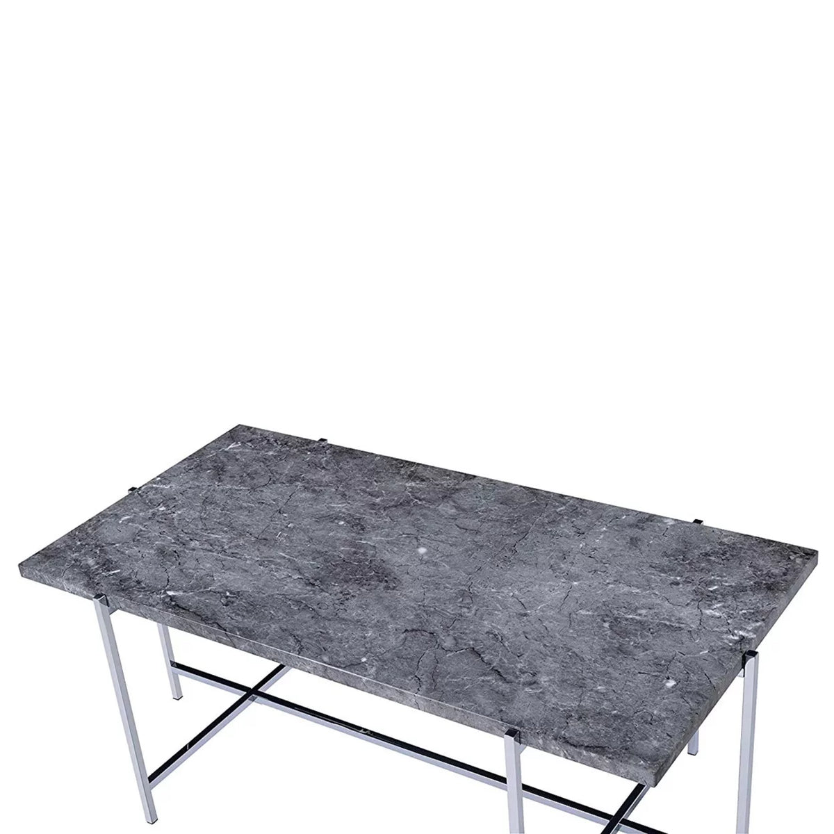 Marble Top Coffee Table with Trestle Base P2589