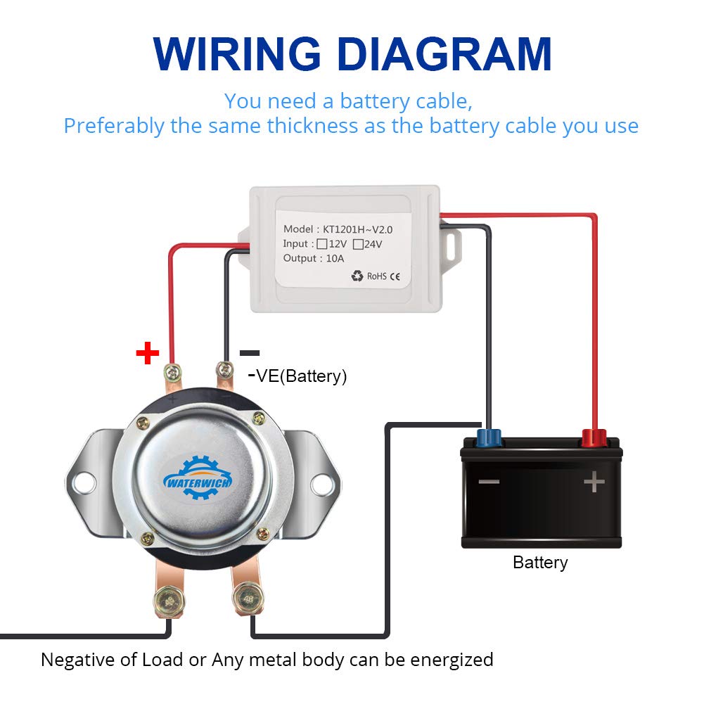12V 180Amp Car Marine Battery Disconnect Switch Pack of 2 M1387