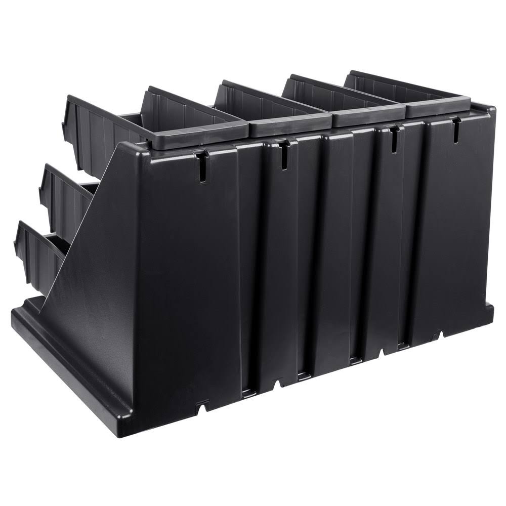 Black 12 Bins Organizer Rack B230494